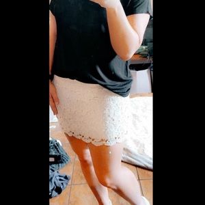 Urban outfitters lace skirt